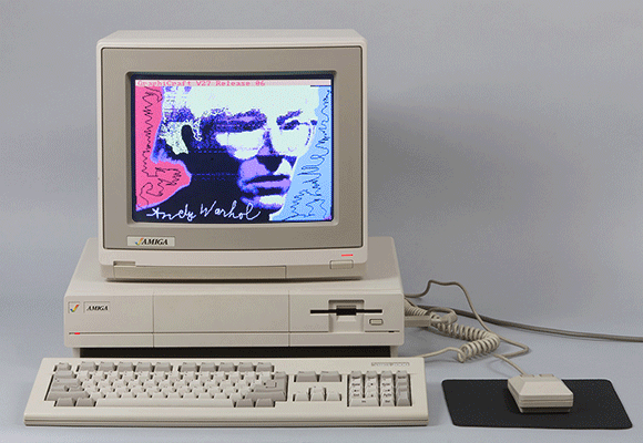 warhol:    A Brief History of Digital Art via Intel iQ: Never one to shy away from
