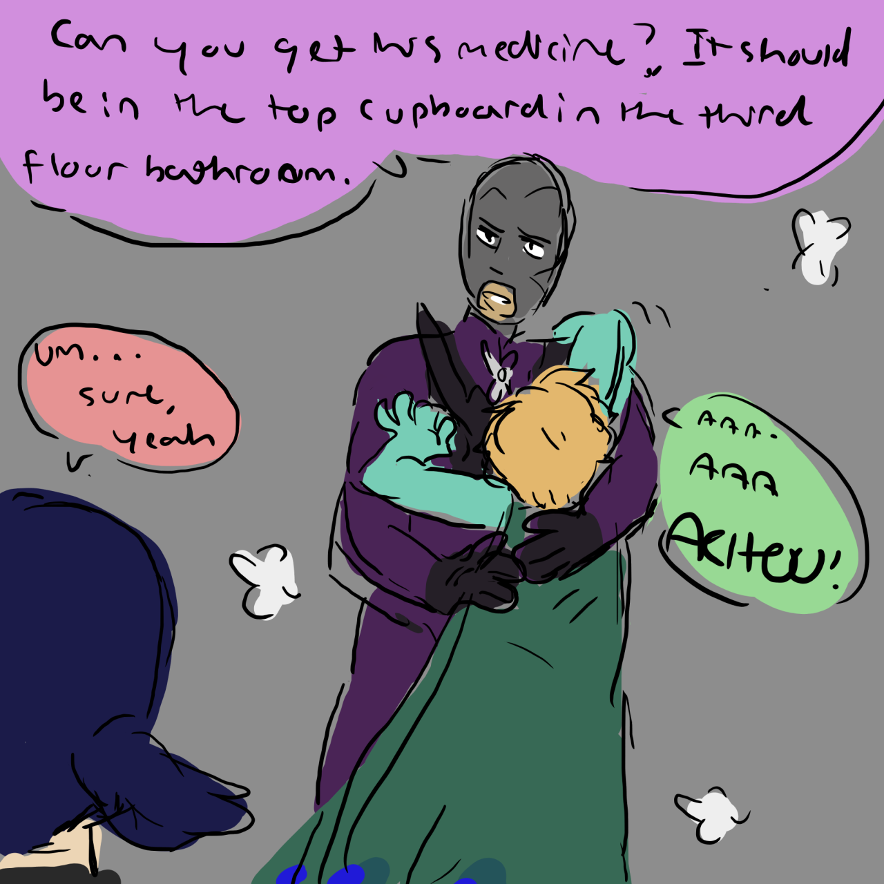 frogopera:  a little extra comic to go along with adrien’s adventures as the ironic