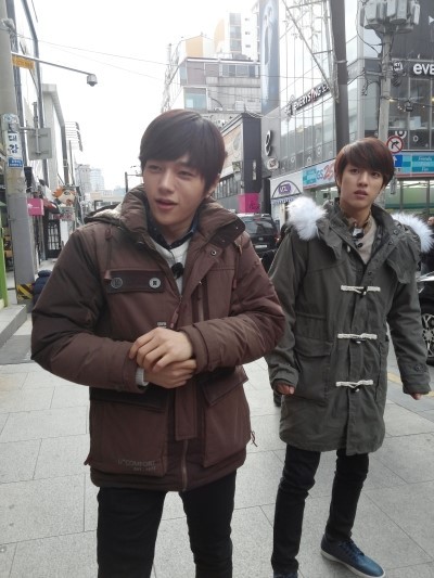 ifntsoo:  140210 Mnet This is INFINITE recording in Apgujeong© jiyeong444 | do not edit. 