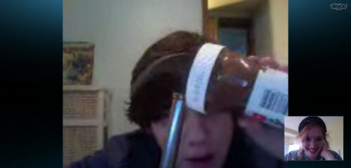 THAT TIME I WAS SKYPING WITH TUMBLR USER HURTFAWN AND HE ACCIDENTALLY BROKE A JAR OF NUTELLA WITH A 