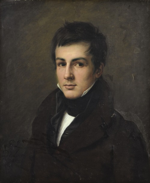 Portrait d'Edouard Bertin.1815. Oil on Canvas. 66 x 54.5 cm Art by Pierre-Louis de Laval.(1790?-1870