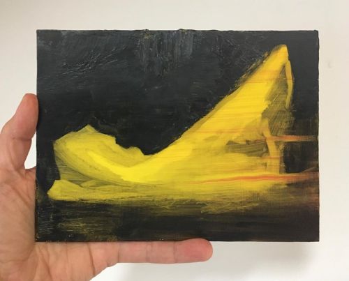 Yellow and black have been an important colour combination for me, since my trip to the oil sands so