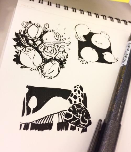 first week of inktober! pardon the various lighting.