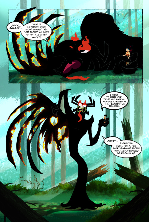 Here is the “Master of darkness” comics PART V - just to remind you where the story has gone so far.