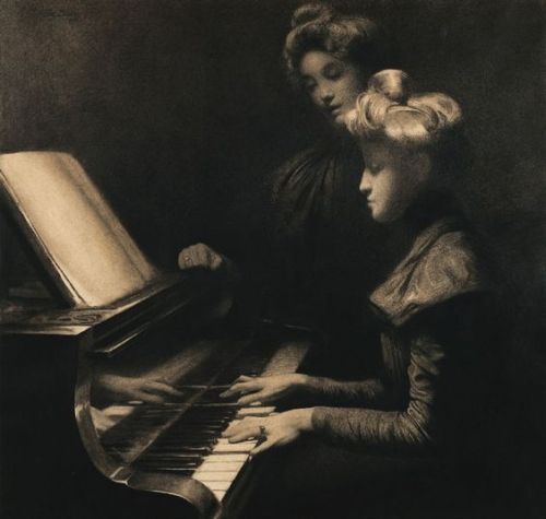 The Piano Lesson, 1899Firmin Baes, 1874-1943