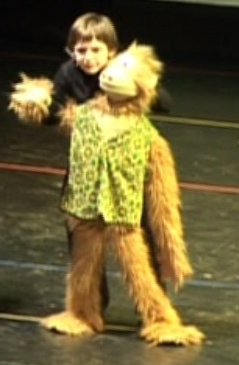 jontronthesecurityguard:What the fuck was my Year 5 school play? I played Splinky the Monkey who was