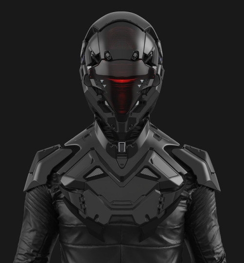 av-corporation: Cyborg Torso [ WIP ] - AARON DE LEON Artstation  What an outstandingly hot cyborg unit! When does it start policing our streets? 