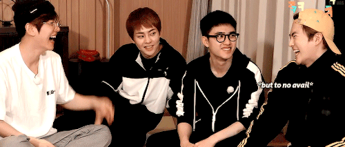 sefuns:Jongin stealing Suho’s answer + Baekhyun’s neverending teasing ✧ EXO Climb the Ladder Travel 