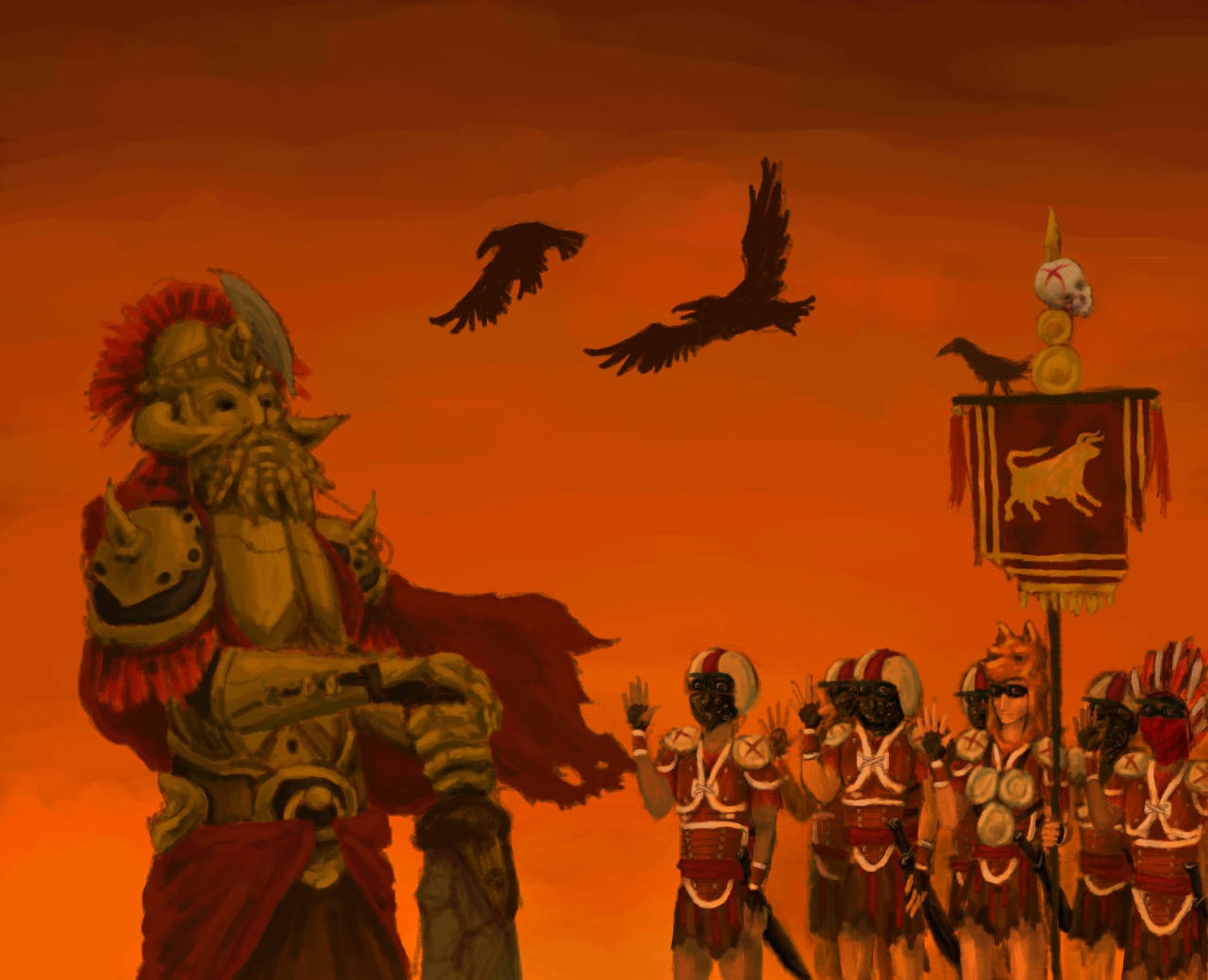 sejanus-made-a-thing:  A while ago I got several requests to draw the Legate, This