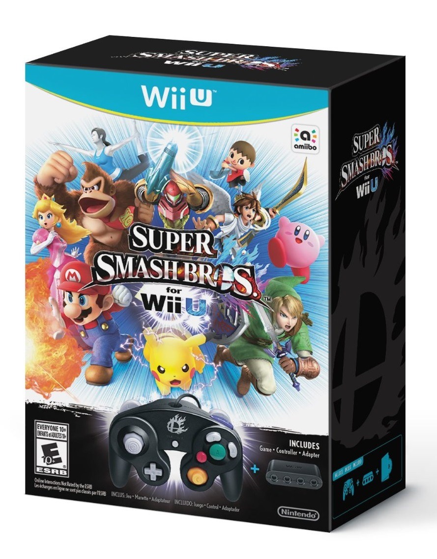 Here’s the box for the Smash Bros. GameCube controller bundle ⊟
Nothing earth-shattering, but it’s a cool-looking, big box for a cool bundle. If you come home with a box that big, you feel like you’ve accomplished something. Preorder it on Amazon for...