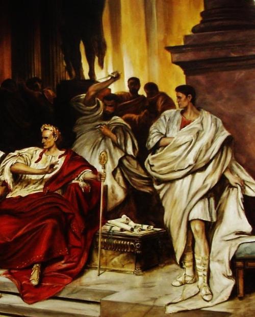 last-of-the-romans: Art History Meme: 2 Paintings The Murder of Caesar by Karl von Polity (1865) Oct