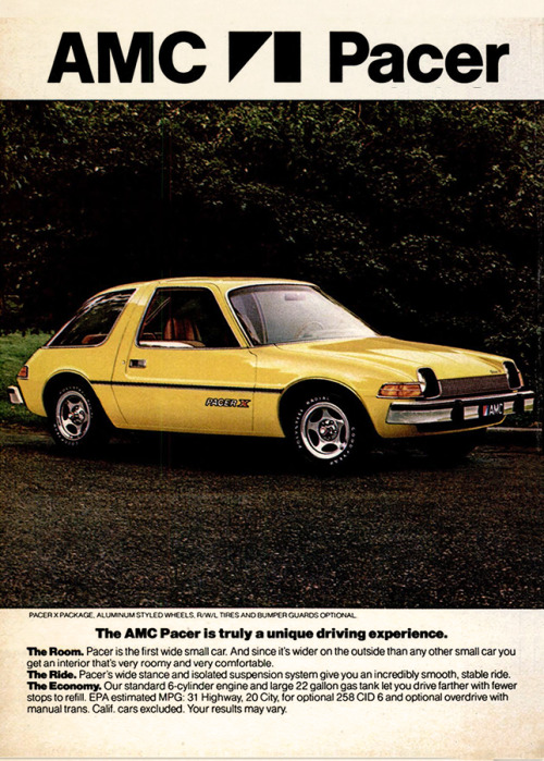 AMC Pacer, 1976Theme Week: Cars 