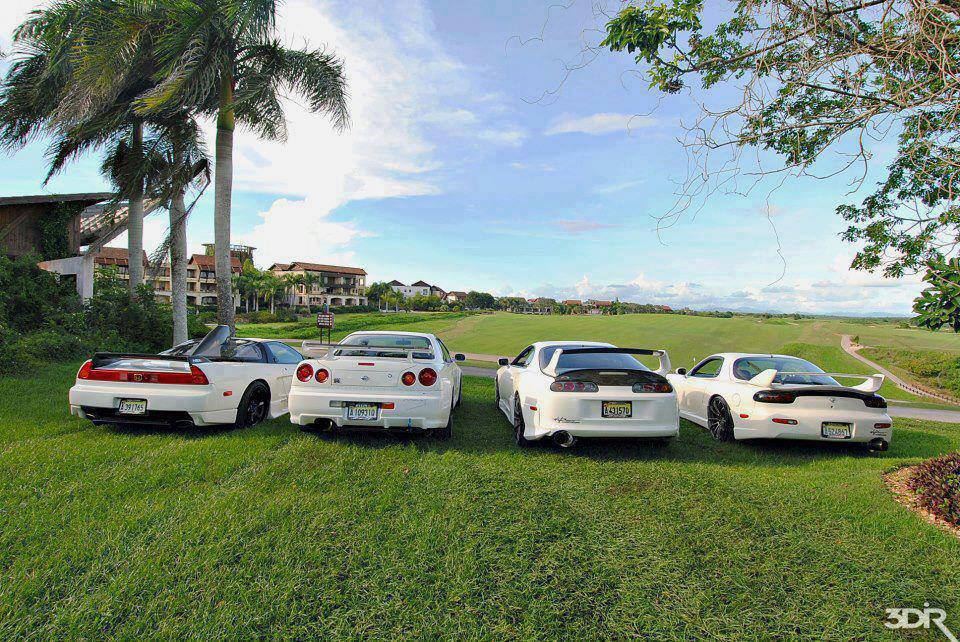 671fairladyz:  The 4 infamous CAR GODS!!!!!!!! NSX,GTR,SUPRA, AND RX7