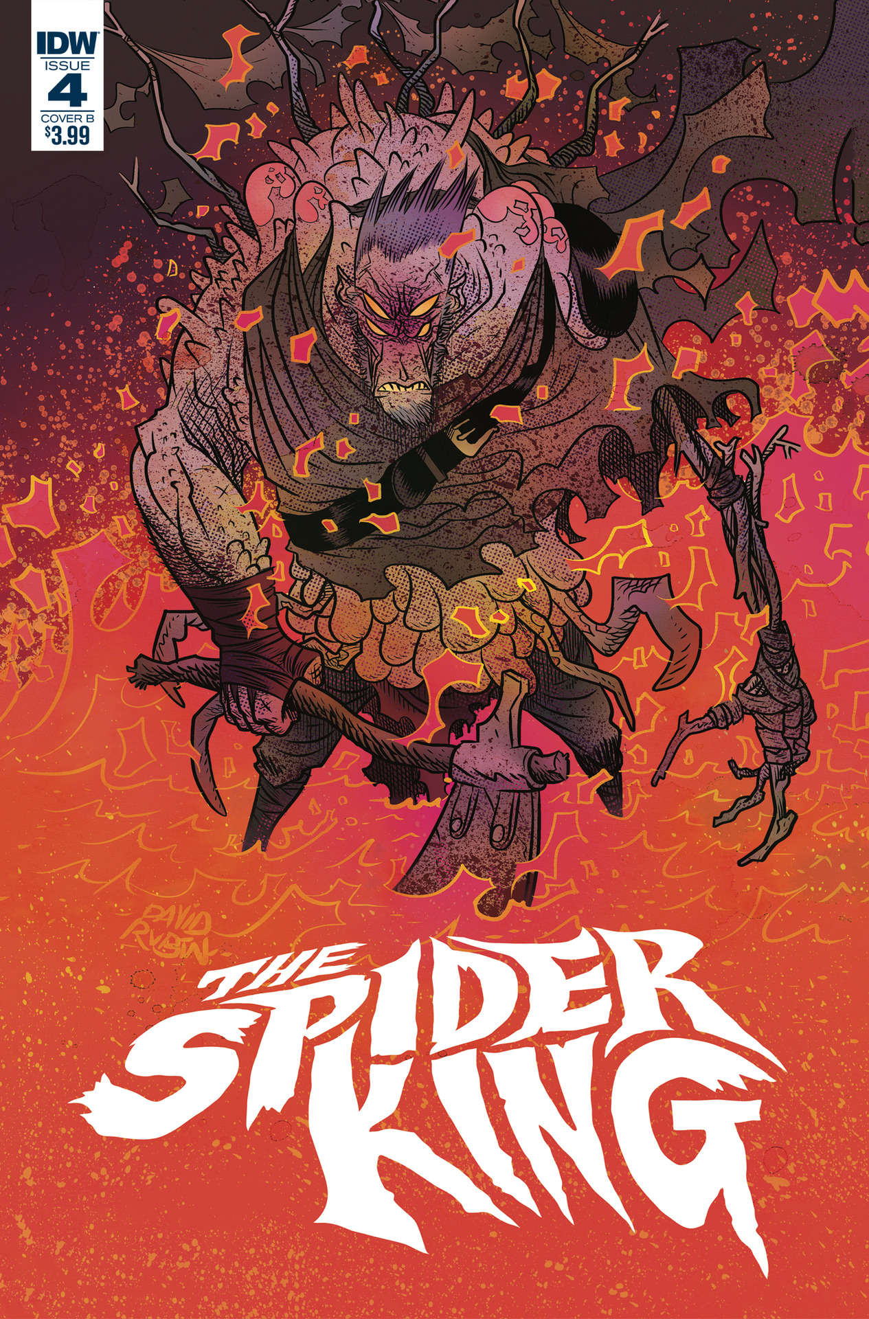 The Spider King Frostbite A Cover IDW NM Comics Book 