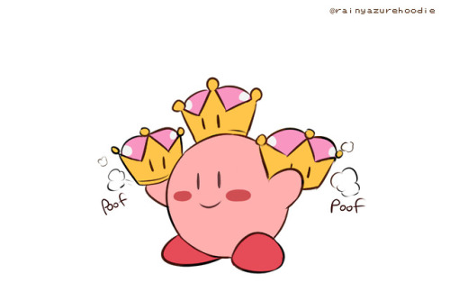 rainyazurehoodie: Thus Super Crown Kirby was born and chaos spread. That’s it