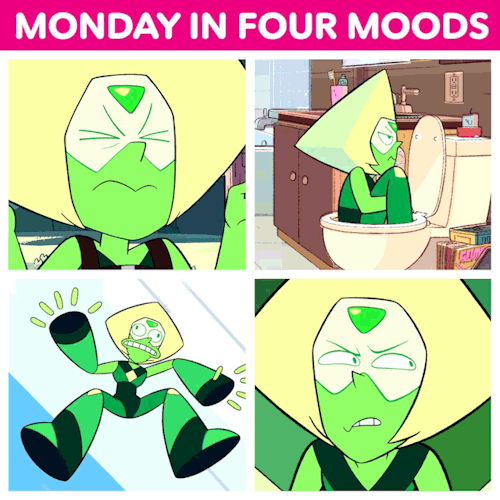 Monday moods brought to you by Peridot 