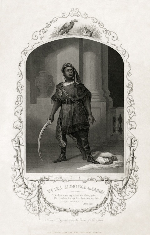 medievalpoc: 1800S WEEK! Portraits of Ira Frederick Alridge, Victorian Actor by Wiliam Mulready. (as