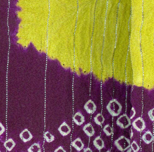 Shibori kimono.  Taisho period (1911-1927), Japan.  The Kimono Gallery.  A silk kimon