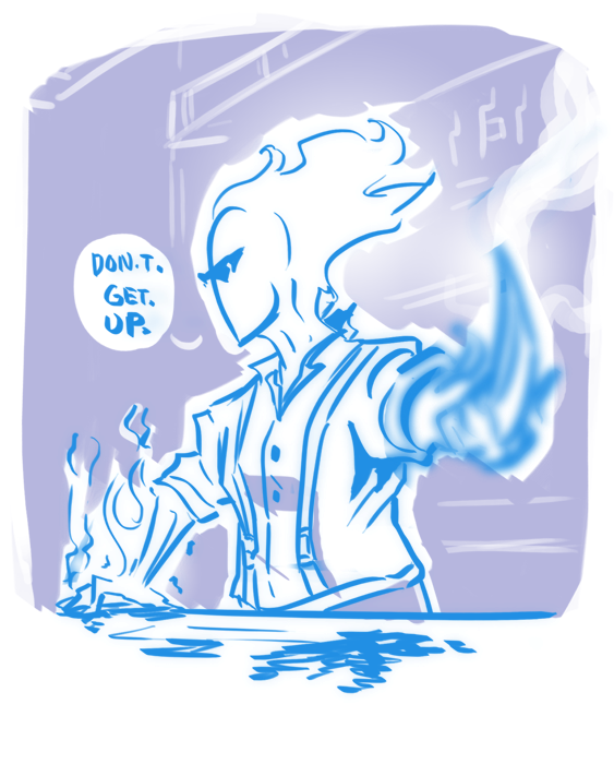 nobledaydraws:  I sketched some Underfell!Grillbys while trying to design a version