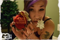 catcandescent:  My holiday set is live! See this extra naughty set on GodsGirls! 