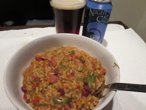 caffeinatedcrafting: Kinda-Sorta Jambalaya - I end up putting a lot of extra stuff in it like my Chi