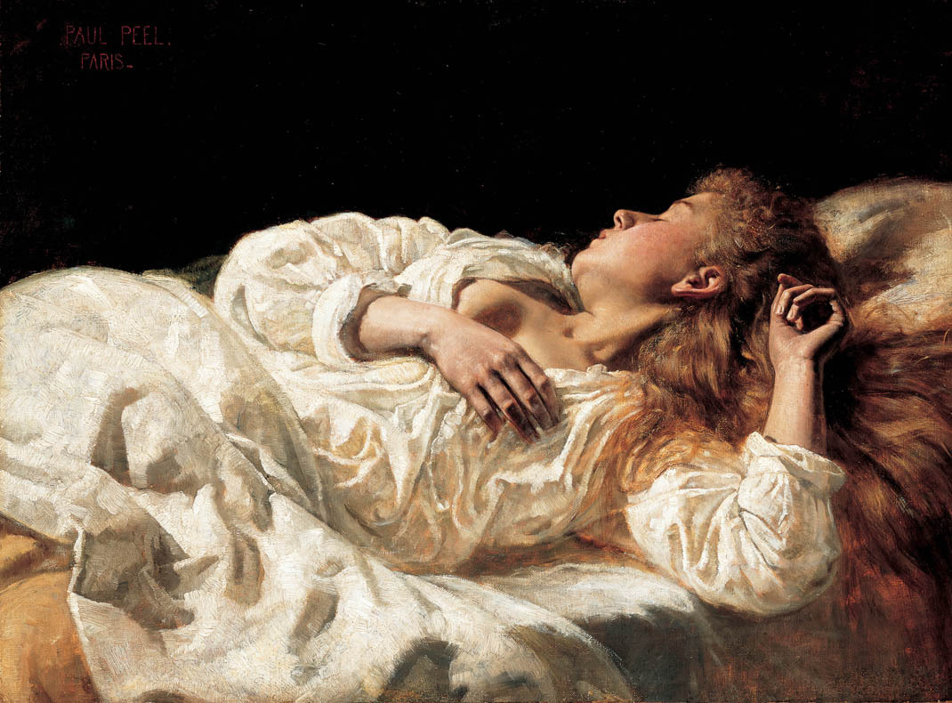 loumargi:  Paul Peel (1860-1892), Le Repos - 1890