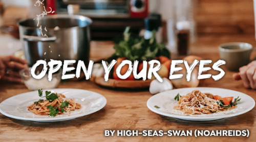 noahreids:Open Your Eyes | Read on AO3 David’s new neighbor is a menace. A soft-rock-playing-delicio