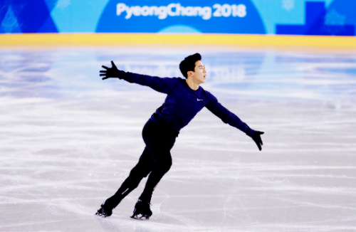 magicaleggplant:Nathan Chen in practice, 2/7 || 2018 Winter Olympics (x)