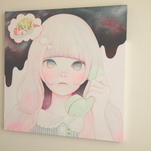 kaoruhasegawaartworks - 「Soy sauce Uchuuw」2015 530mm x 530mm x...