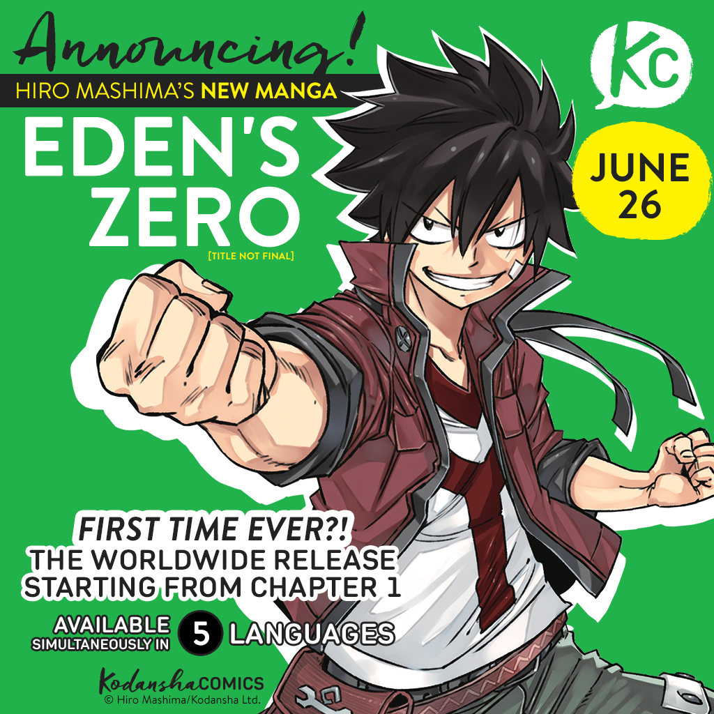 Qoo News] “Fairy Tail” Creator Hiro Mashima's “EDENS ZERO” Confirms TV Anime  Adaptation