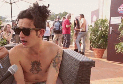 mattys-thigh-gap:  gothr4t-deactivated20220301:  It’s in Hungary. It’s on an island. Blink 182 are here.   if thit wasn’t the best man bun moment ever i don’t know what is
