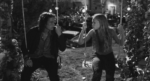 movies-films-etc:  I hate the way you talk to me, and the way you cut your hair. I hate the way you drive my car. I hate it when you stare. I hate your big dumb combat boots, and the way you read my mind. I hate you so much it makes me sick; it even makes