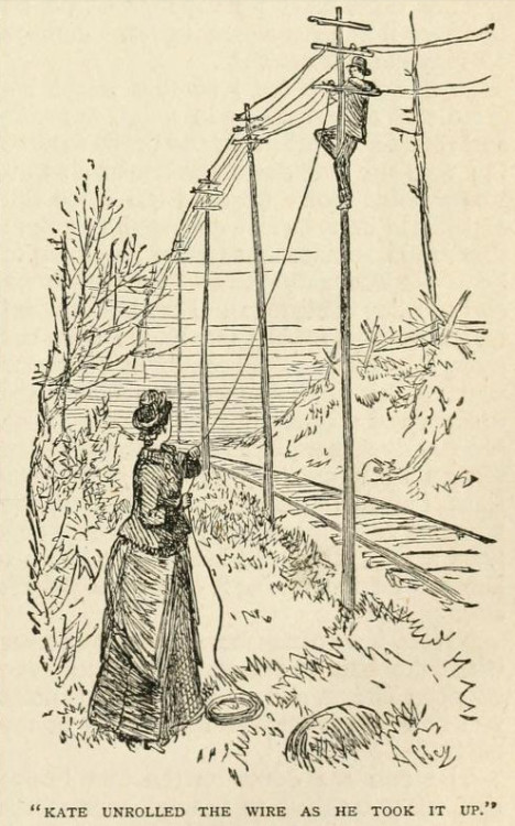 An illustration from Charles Barnard’s 1875 short story “Kate: An Electro-Mechanical Rom