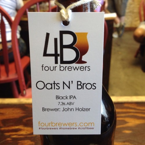 #FourBrewers #OatsNBros #BlackIPA #Whalez