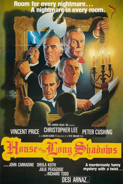 Kings of Horror: Christopher Lee, John Carradine, Peter Cushing, Vincent Price. Together for House o
