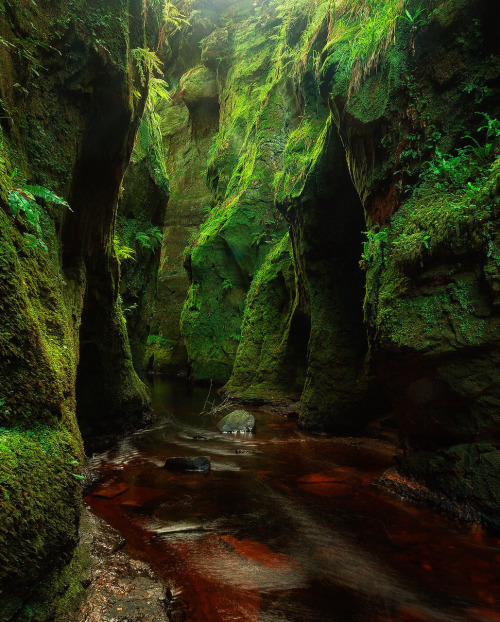 coiour-my-world:Blood River | The Devil’s Gorge, Scotland. | john mcsporran 