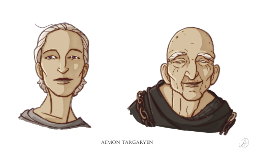 amuelia: asoiaf + old characters, in their youth and nowmaester aemon targaryen, brynden rivers/bloo