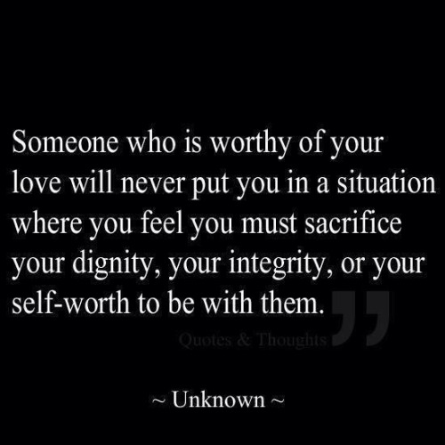 pollutedbrain:  Hmmmm wish I had learned this early on in life. But maybe it was a lesson I was not yet ready to learn. 