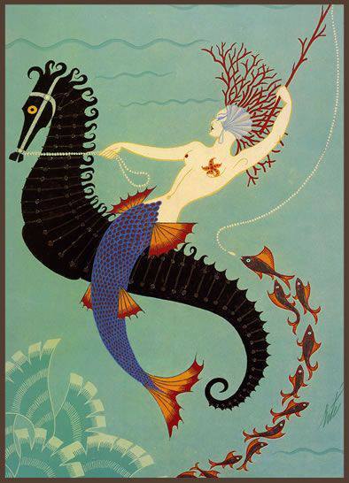 “Water” by Erté