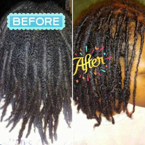 When you think there is no hope for the locs then&hellip; just a simple wash,conditioning mask and a