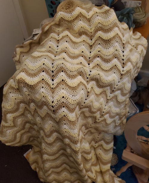 rebuilding221b: Bookshop Angel (Aziraphale) Afghan Pattern now available at 9th Wave Fibers on Etsy.