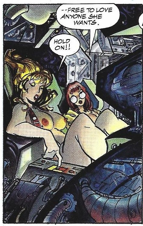 comicbooknudes:Penthouse Comix #3, “Bethlehem Steele.” Art by Alfonso Azpiri.