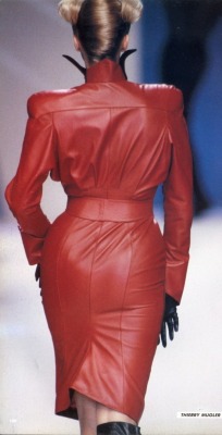 designerleather:  Thierry Mugler - Fall 1988 