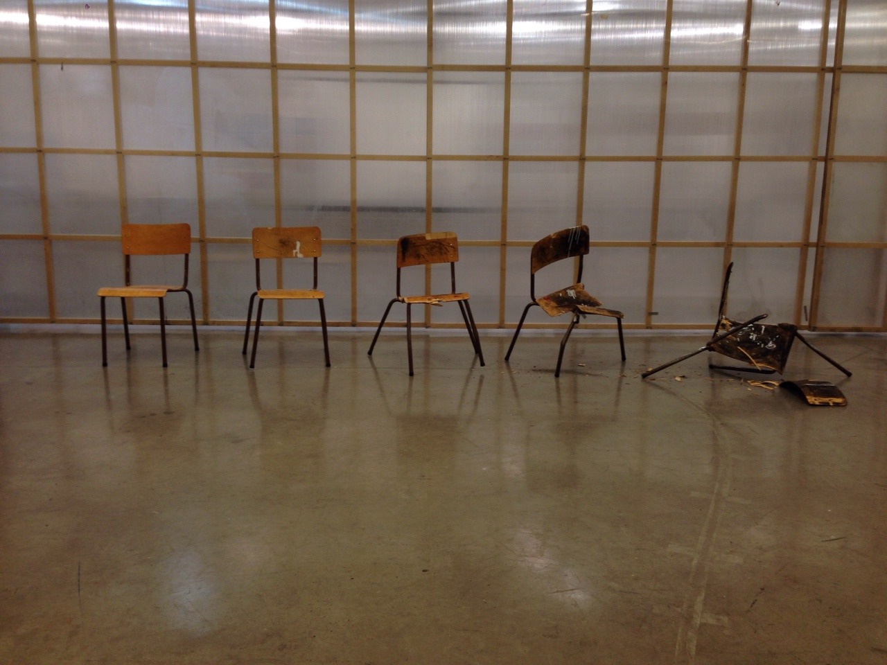 nozu:  jib—reel:  This is a sculpture I just completed for drawing class. It is