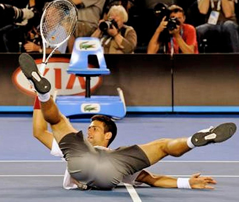   Novak Djokovic’s ass.