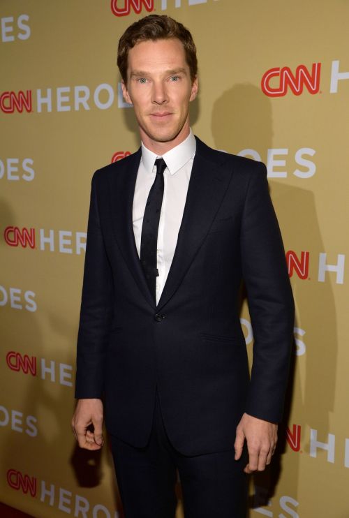 high res Benedict Cumberbatch attends the 2014 CNN Heroes: An All Star Tribute at American Museum of
