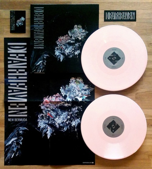 guldsevinyl: Deafheaven - New Bermuda 2xLPEU press /500 pink &amp; white marble vinyl || Anti- 2