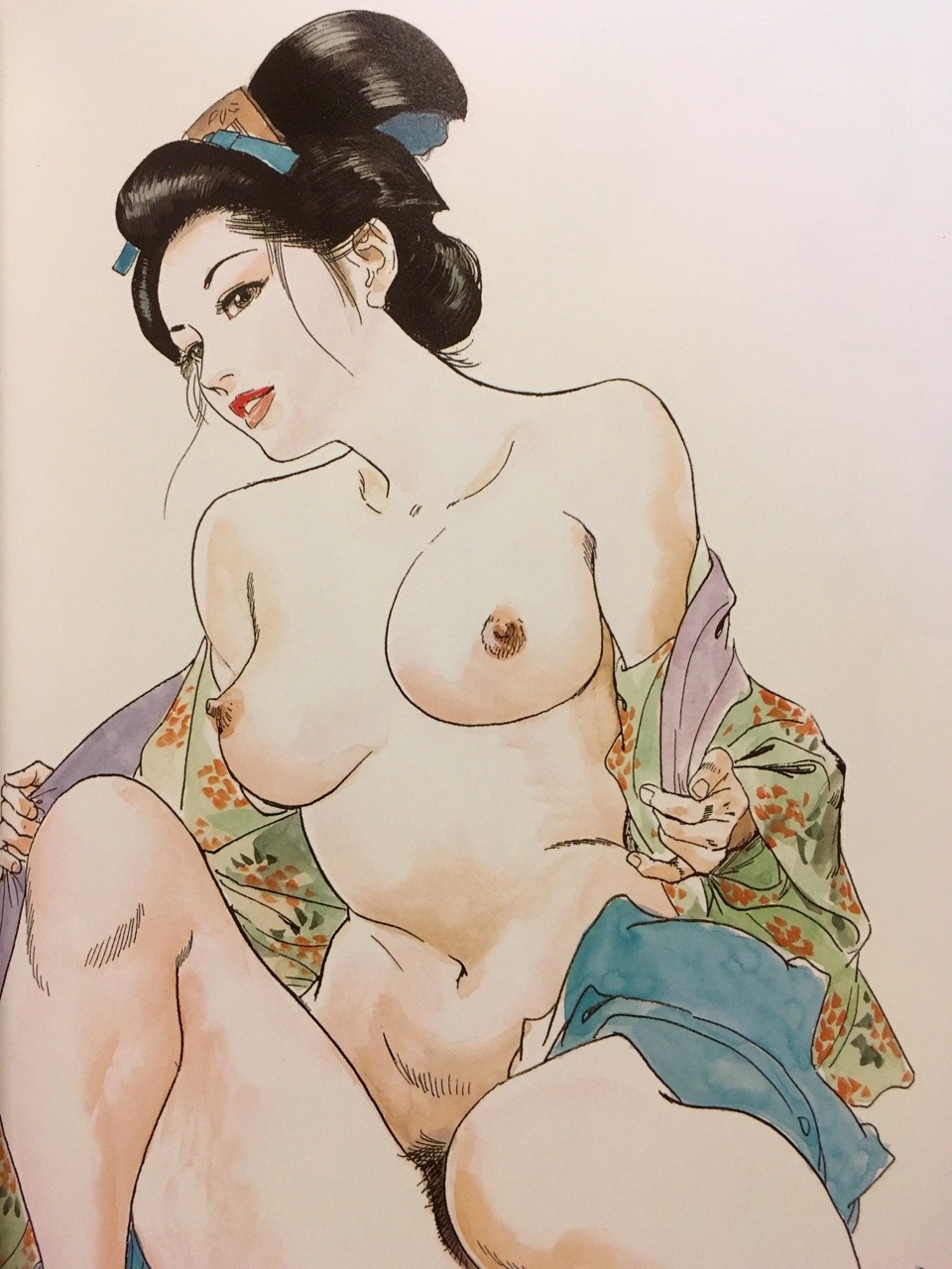 camtoonstm: mitsuo-midorikawa: ケン月影：艶 魅惑的な江戸熟女&amp;現代熟女