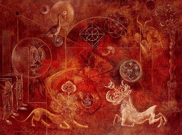 pankurios-templeovarts:Surreal works with some occult motifs by Leonora Carrington