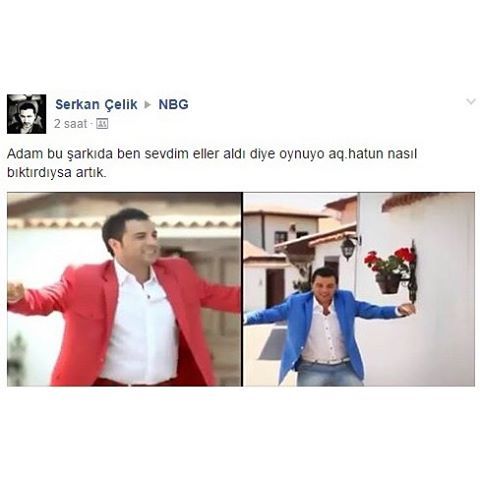 Adam bu şarkıda,Ben sevdim...